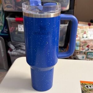 Stanley Blue Iris Speckled 40 oz Adventure Quencher Travel Mug with Handle